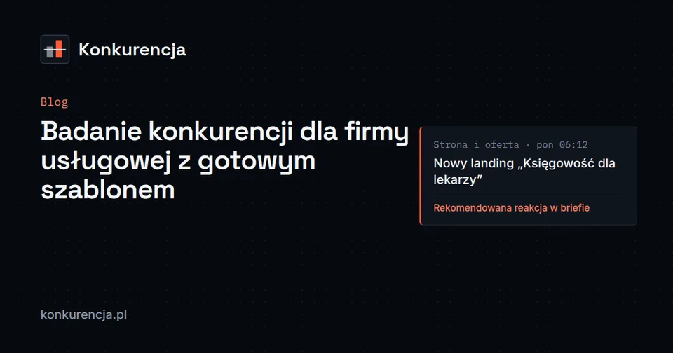 Właściciel kliniki stomatologicznej sprawdza ceny konkurencji w swoim mieście
