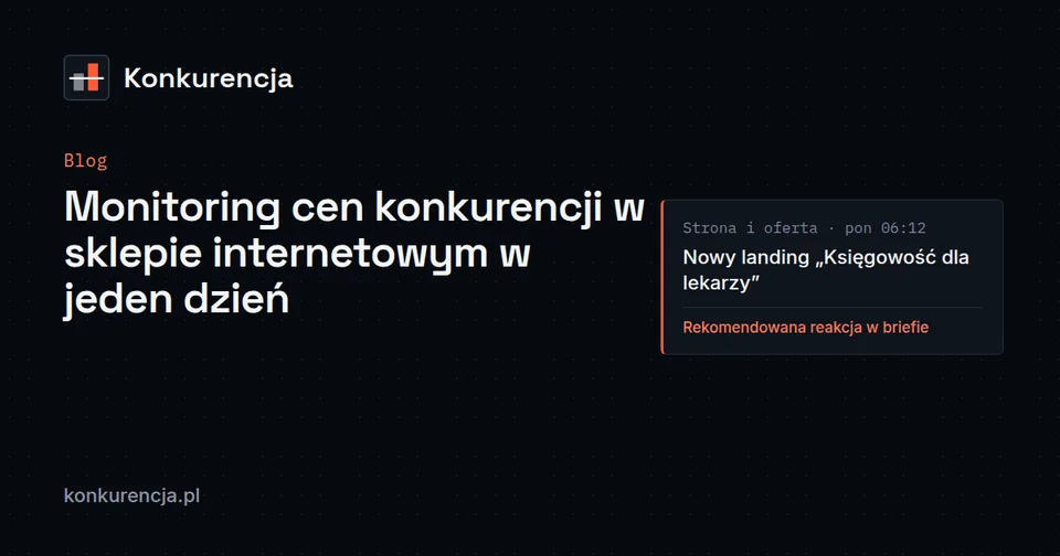 Właścicielka sklepu internetowego porównuje ceny konkurencji na ekranie laptopa